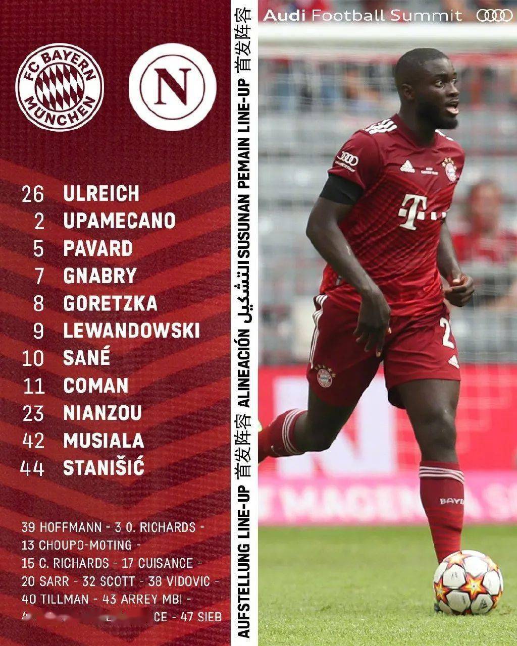 关于那不勒斯强势智利,科曼统治全场的信息 关于那不勒斯强势智利,科曼统治全场的信息